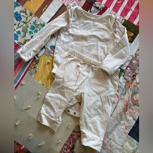 GAP Cream Bodysuit with matching pants